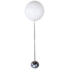 Robert Sonneman "Lollipop" Globe Chrome Floor Lamp