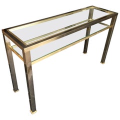 Belgo Chrome Console Table