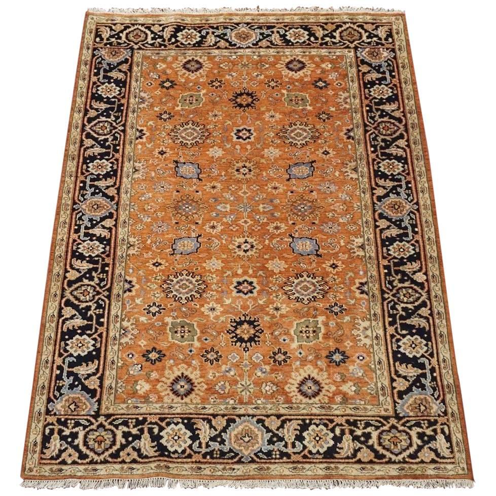 Vegetable Dyed Mahal Sultanabad Area Rug For Sale