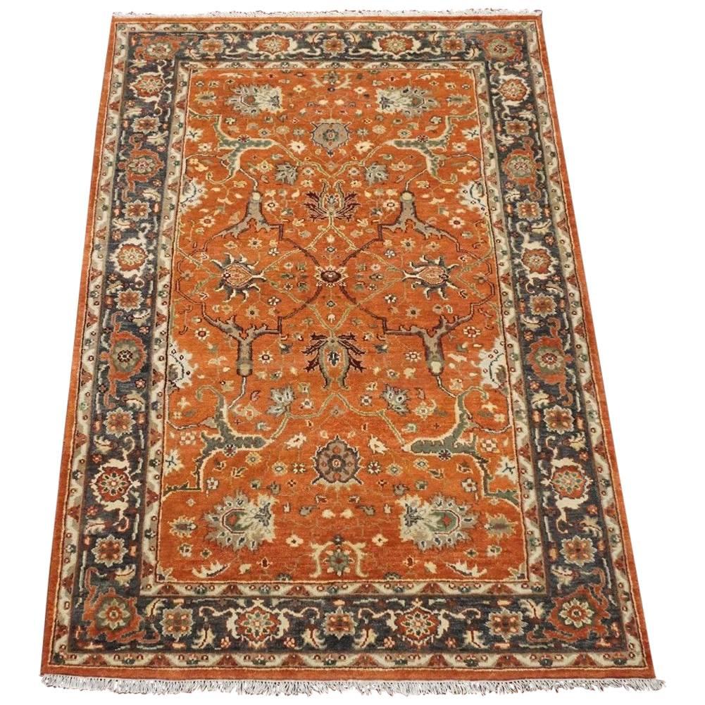 Vegetable Dyed Mahal Style Rug For Sale