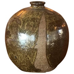 Vintage Midcentury Weed Pot Pottery Vase Abstract Sculpture