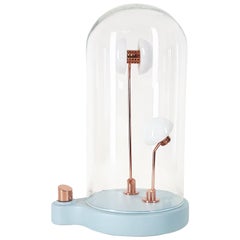 Mini Germes de Lux, Blue and Cooper , Table Lamp by Thierry Toutin, in Stock