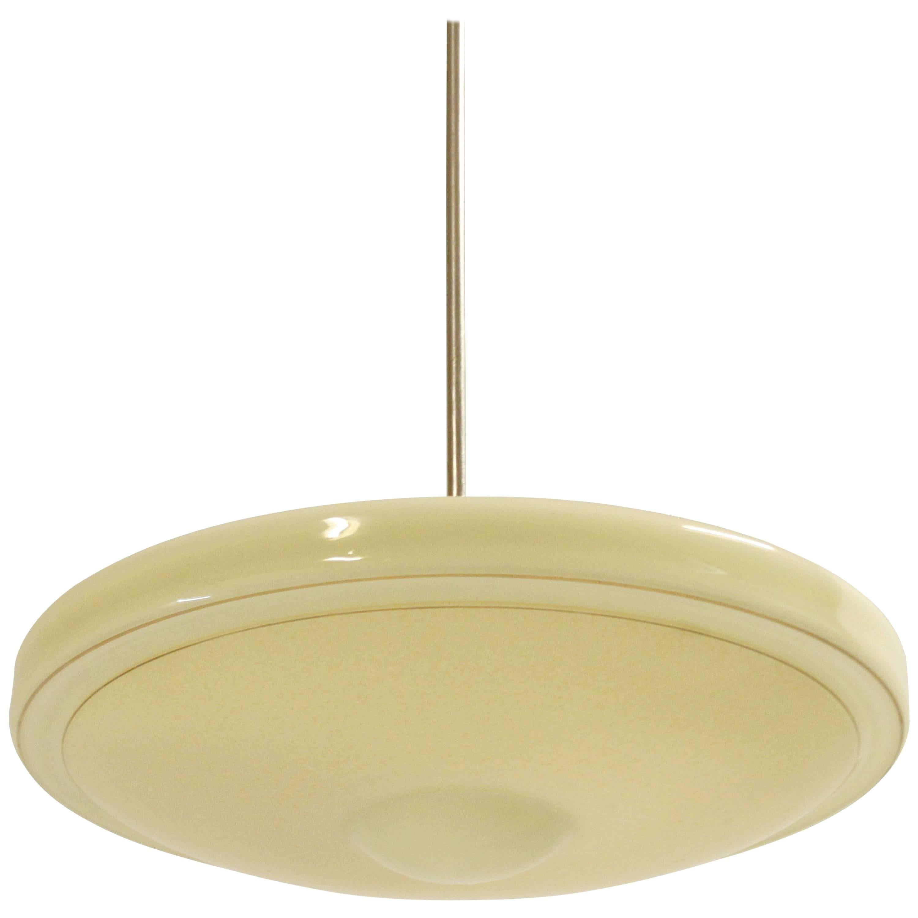 Functionalist Ceiling Light by Høvik Verk, 1950s