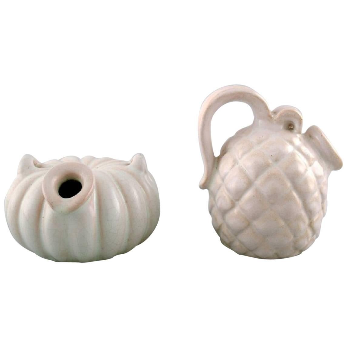 Michael Andersen, Two Ceramic Vases or Pots, 1950s-1960s For Sale
