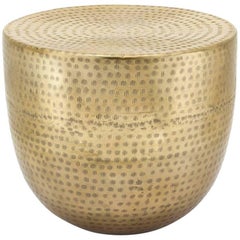 Gilded Stool Hand-Hammered