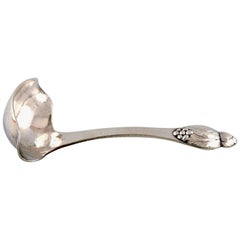 Evald Nielsen Number 6, Sauce Spoon in Full Silver