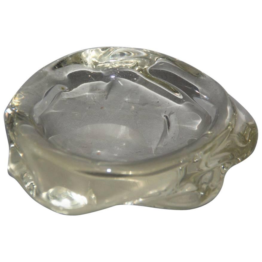 Murano Glass Bowl 1940 Italian Design For Sale