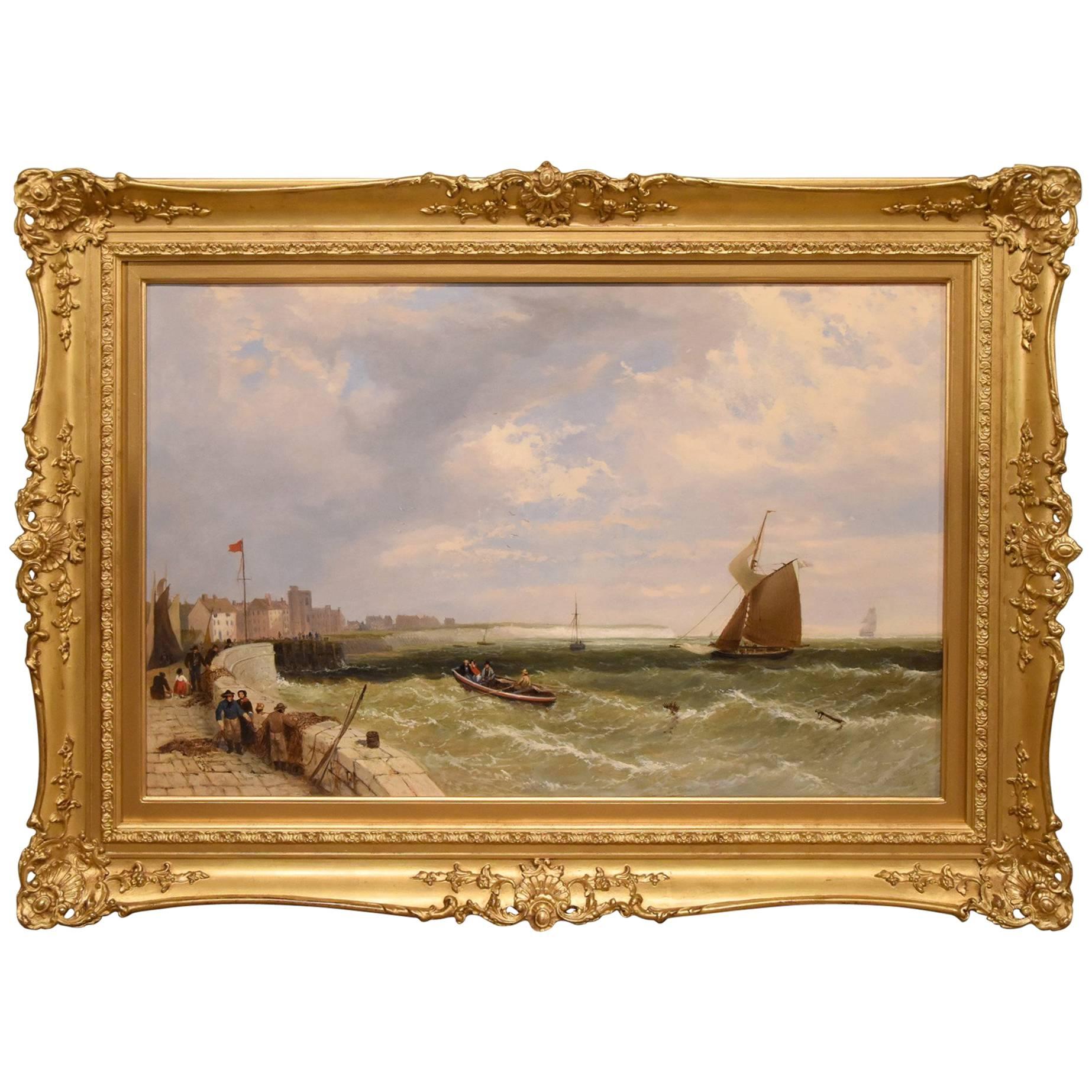 "A Kentish Harbour" by James Meadows For Sale