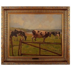 Gunnar Bundgaard Listed Danish Artist, Oil on Canvas
