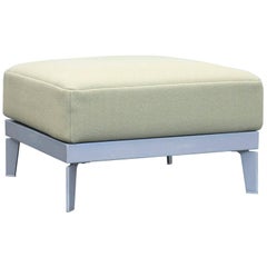 Rolf Benz Plura Designer Footstool Fabric Green One-Seat Couch