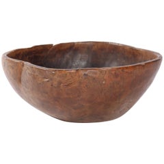 Beautiful Wooden Bowl, Sweden, Dated 1827