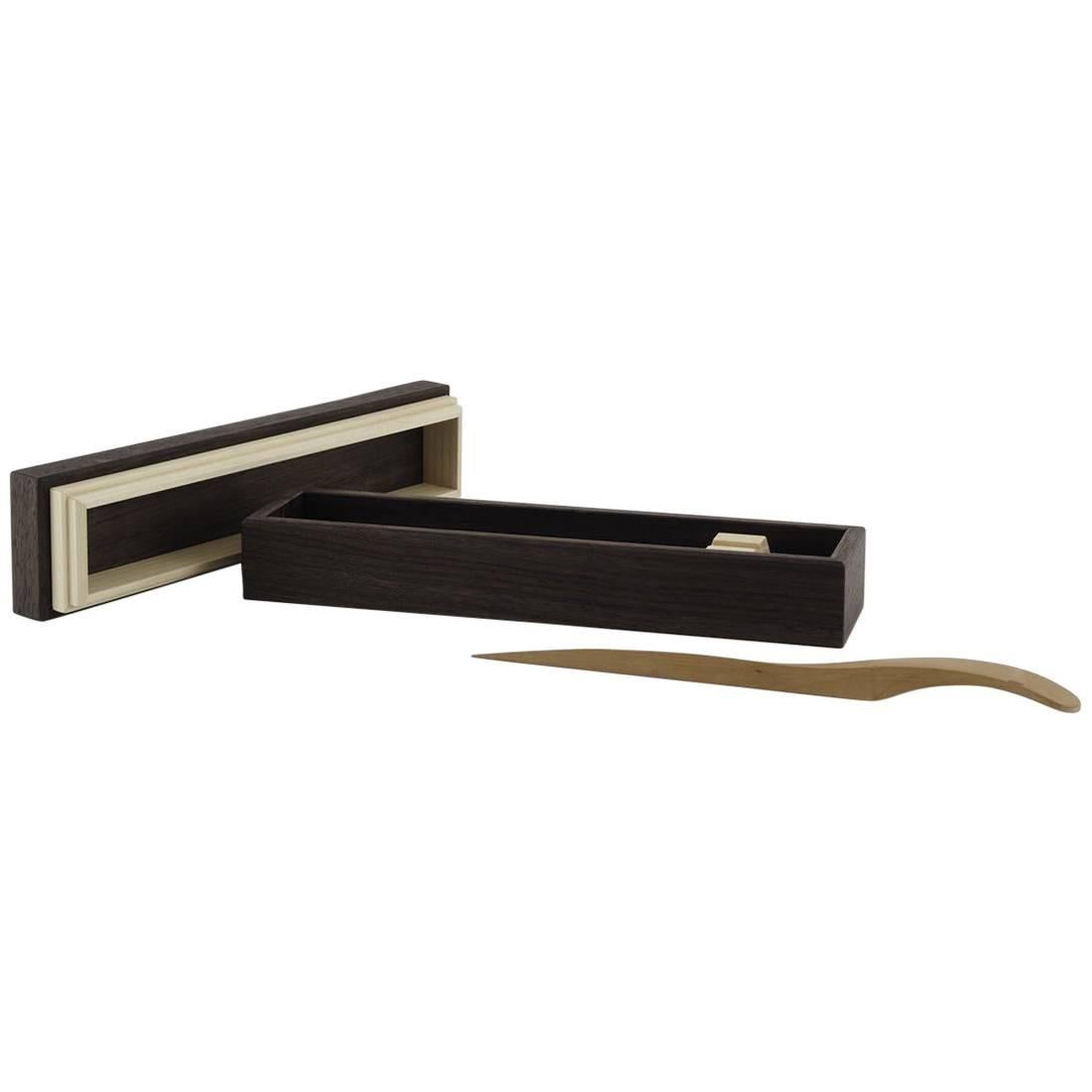 Made in Italy Handmade Solid Wood Letter Opener For Sale