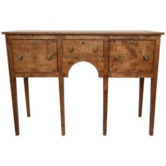 Vintage Tiger Maple Sideboard