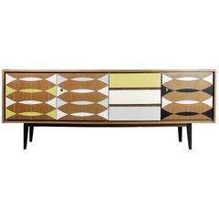 Swedish Patterned Sideboard, 1960s