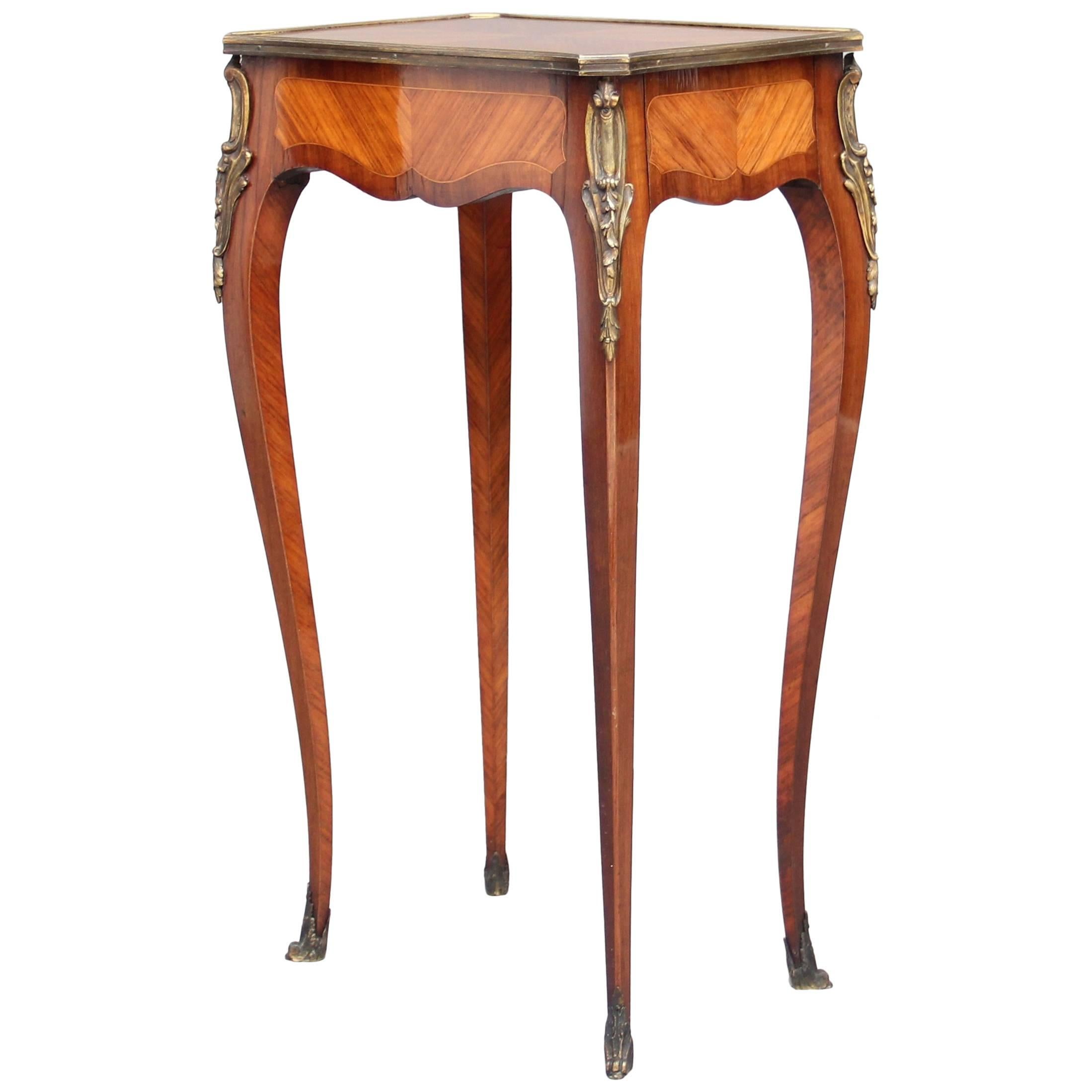 19th Century French Kingwood Side Table