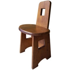 20th Century French Chair Made of Oak