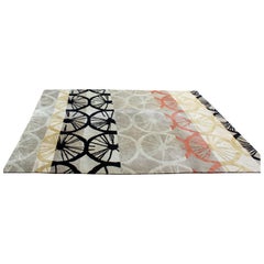 Contemporary Large Rectangular Area Rug Carpet Abstract Modern Floral Pattern