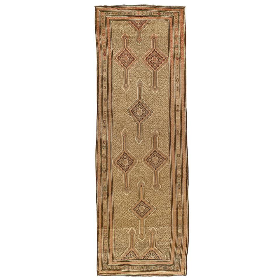 Tapis de couloir Serab ancien