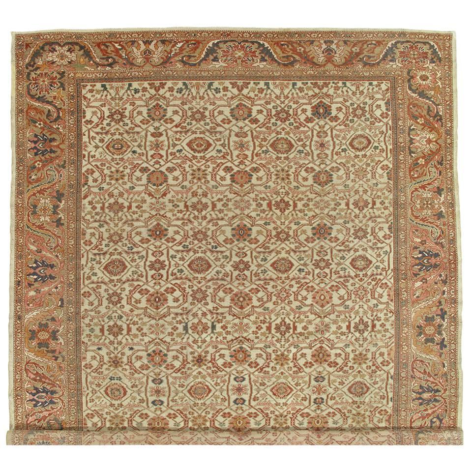 Antique Sultanabad Rug For Sale at 1stDibs