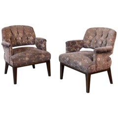 Pair of Petite Lounge Chairs by Maurice Bailey for Monteverdi Young