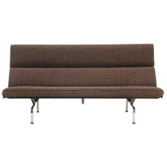 Charles und Ray Eames Sofa Compact für Herman Miller in Eames Dot Pattern Fabric