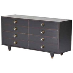 Used Rare 1960s Mid-Century Modern Dresser, Black