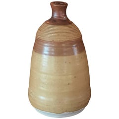 Midcentury Weed Pot Pottery Vintage Vase Ceramic Studio Art