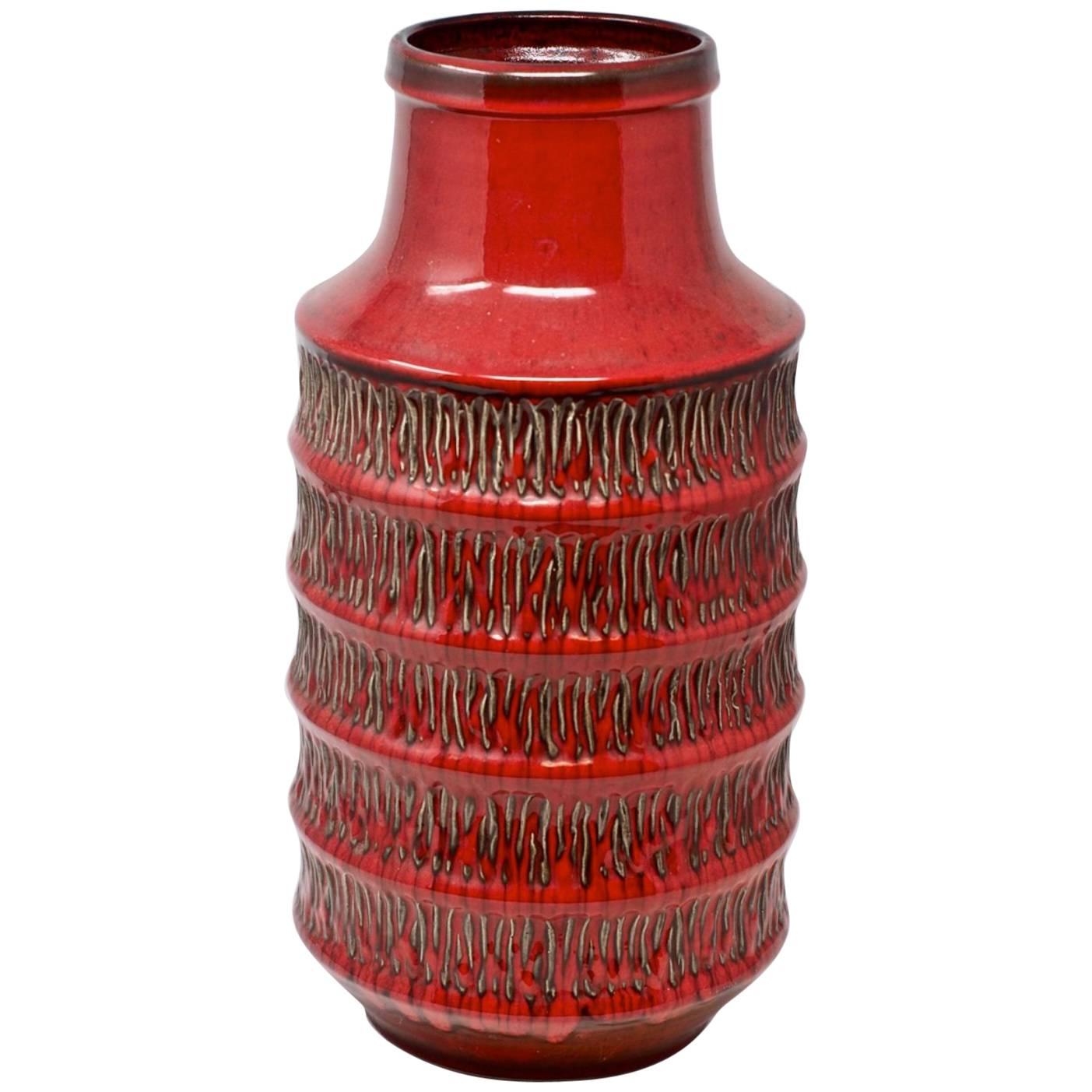 Vase monumental en céramique allemande