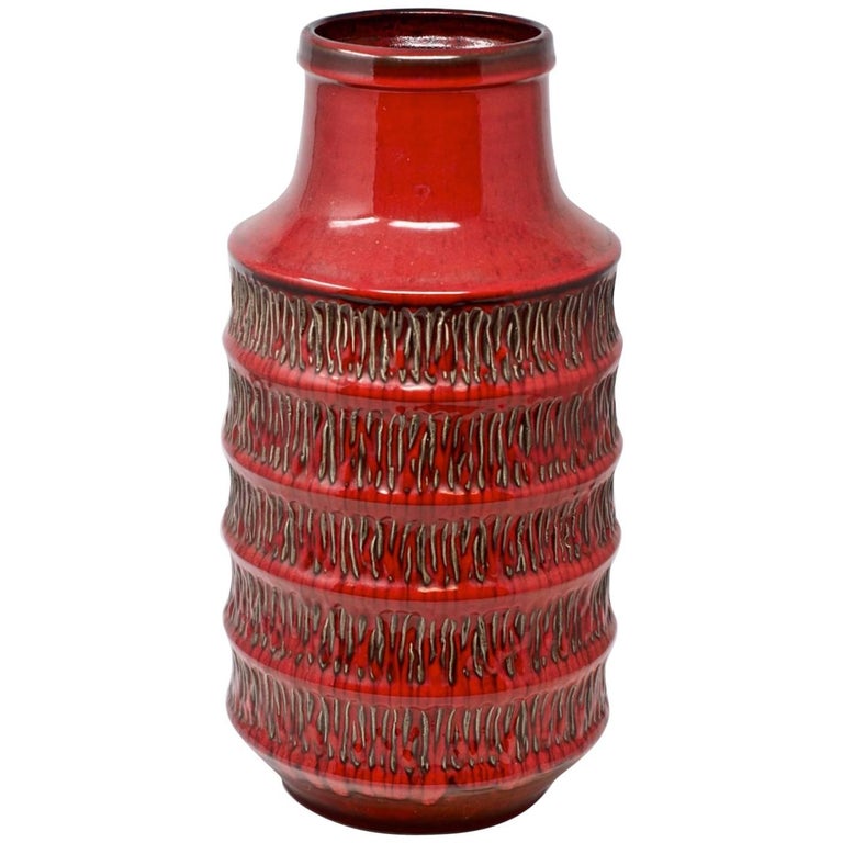 Monumental German Ceramic Vase For Sale at 1stDibs
