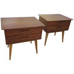 Renzo Rutili Nightstands for Johnson Furniture Company