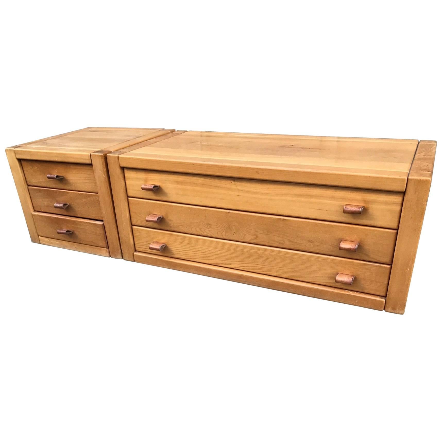 Pierre Chapo Chest of Drawers For Sale