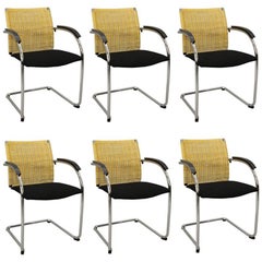 Set of Six Dining Chairs by Jozef Gorcia & Andreas Krob for Thonet Model S78