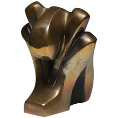 Contemporary Tom Bennet Signed Bronze Sculpture #687, circa 1980