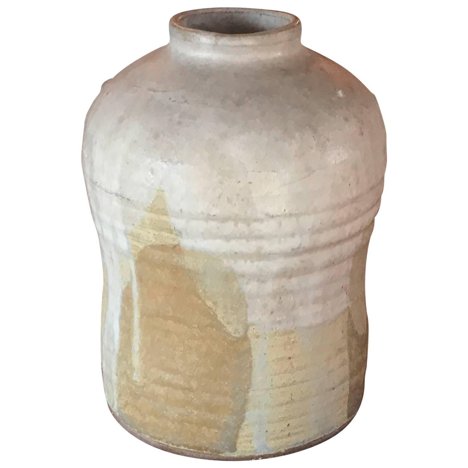 Ceramic Midcentury Vase Pot Pottery Vintage Sculpture Art For Sale