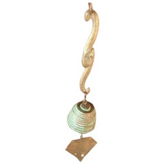 Small Paolo Soleri Arcosanti Cast Bronze Bell Wind Chime