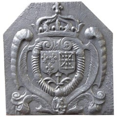 17th Century French 'Arms of France and Navarre' Fireback