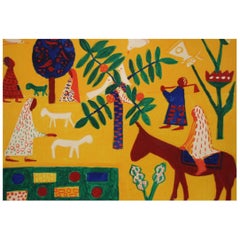 Albert Chubac, Gouache, Signed, circa 1960, France