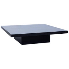 Designer Table Wood Black Couch Sofa Table Modern