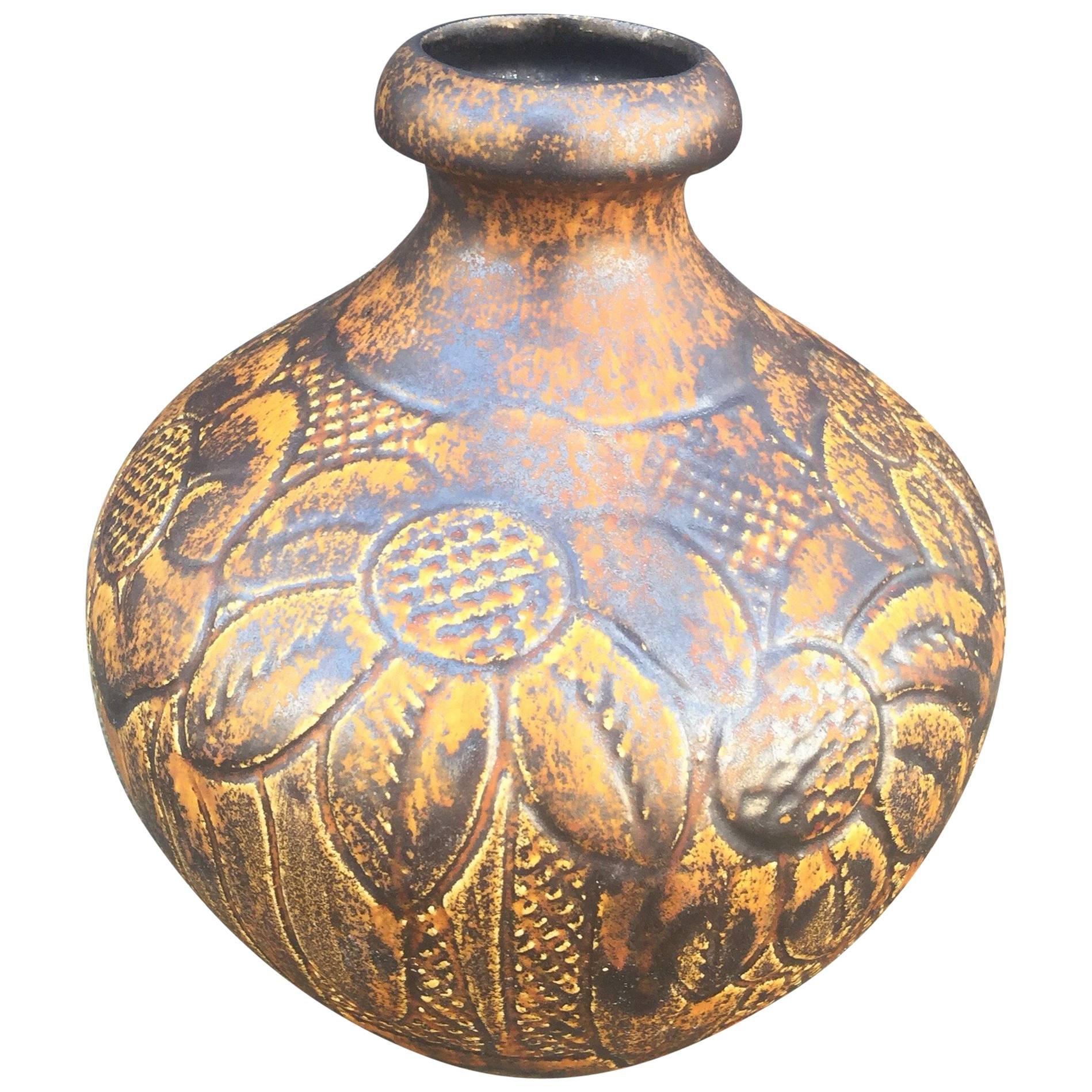 Roger Guerin, Ceramic Vase, circa 1930 For Sale