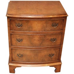 Small Burr Walnut Chest of Drawers