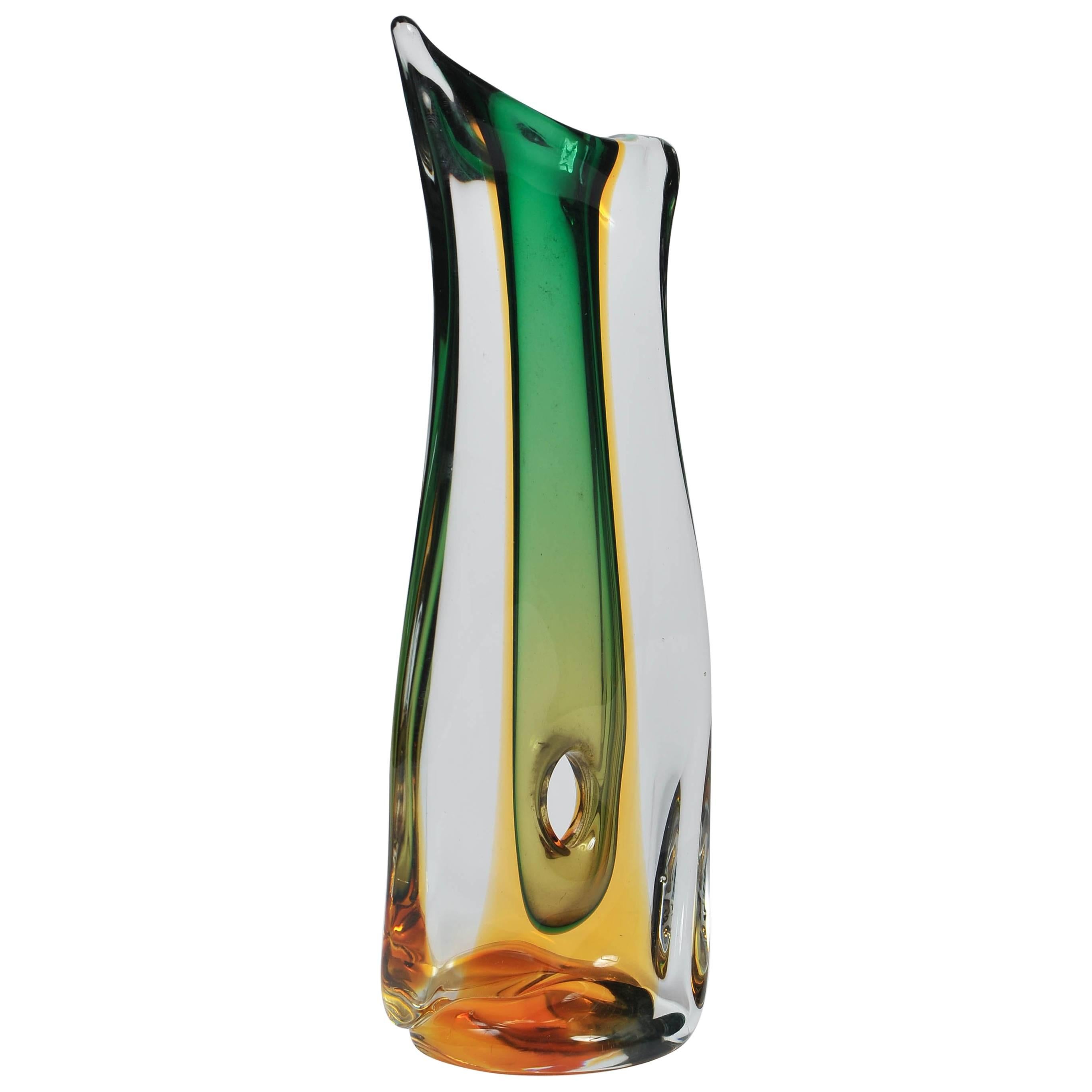 1950s Murano Big Glass Vase by Seguso