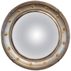 Vintage Hollywood Regency Style Convex Mirror