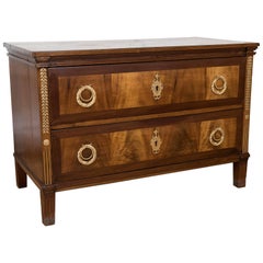 19th Century Continental Two-Drawer Commode