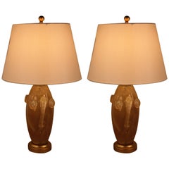 Pair of 1960s Murano Glass Table Lamps