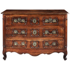 Fine Louis XV Provincial Three-Drawer Commode