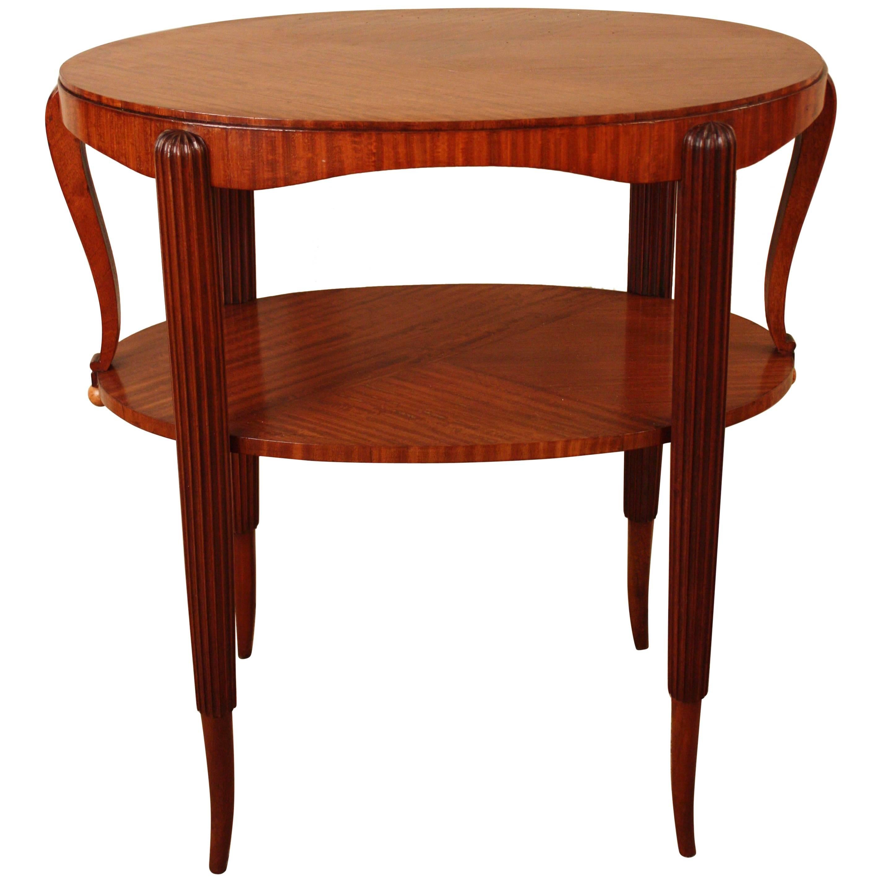 French 1920s Art Deco Side Table