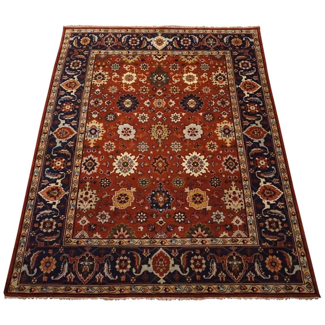 Vegetable Dyed Mahal Rug For Sale