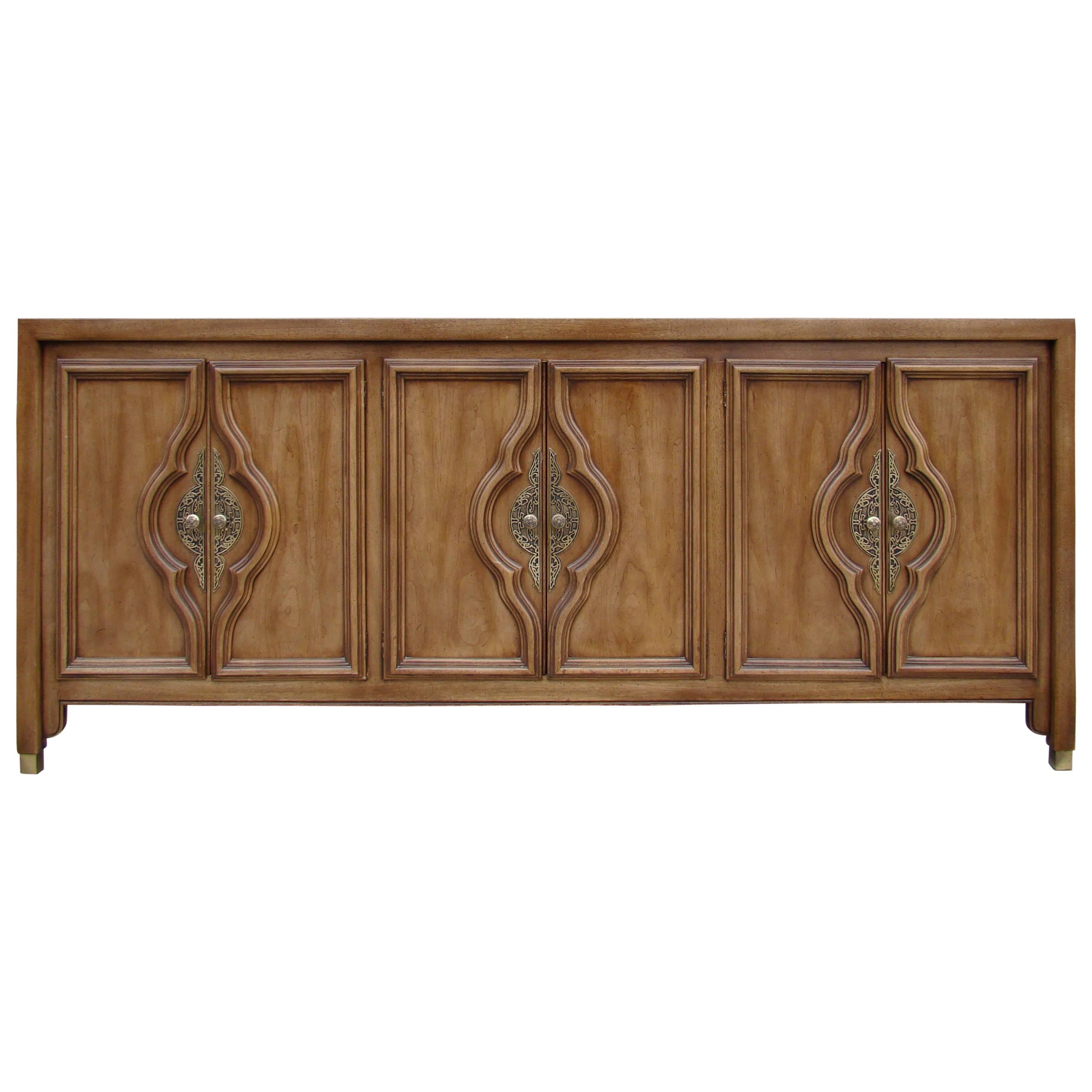 Modernist Credenza or Sideboard by Century Furniture in the Style of James Mont For Sale