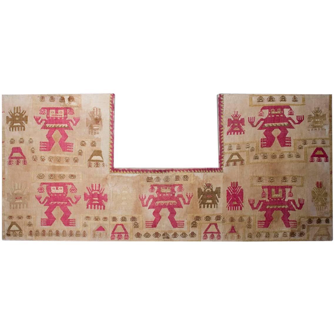 Panel Ceremonial Textil Lambayeque Precolombino