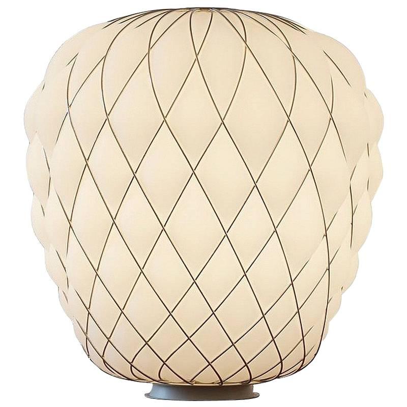 Große Tischlampe „Pinecone“ entworfen von Paola Navone für FontanaArte